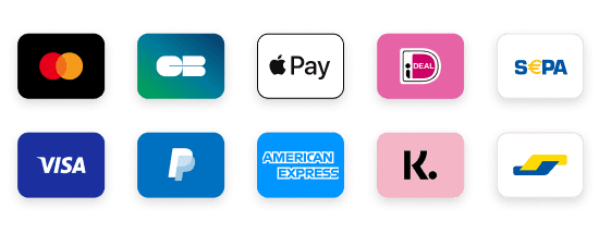 Moyens de paiement acceptés